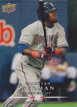 2008 Upper Deck First Edition #139 Cristian Guzman Front