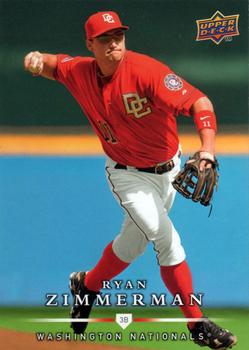 2008 Upper Deck First Edition #495 Ryan Zimmerman Front