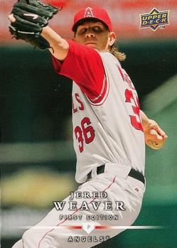 2008 Upper Deck First Edition #3 Jered Weaver Front