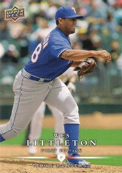 2008 Upper Deck First Edition #177 Wes Littleton Front
