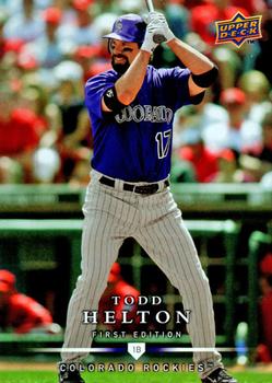 2008 Upper Deck First Edition #205 Todd Helton Front