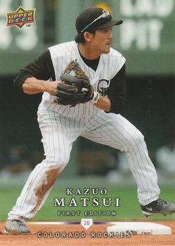 2008 Upper Deck First Edition #206 Kazuo Matsui Front