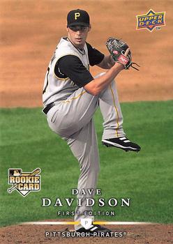 2008 Upper Deck First Edition #295 Dave Davidson Front