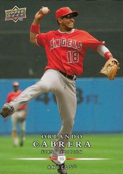 2008 Upper Deck First Edition #6 Orlando Cabrera Front