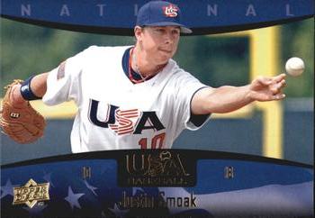 2008 Upper Deck USA Baseball Box Set #22 Justin Smoak Front