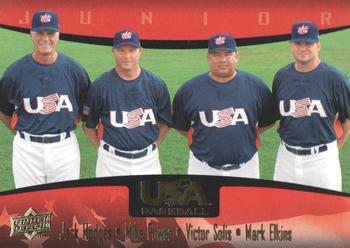 2008 Upper Deck USA Baseball Box Set #53 Coaches Front