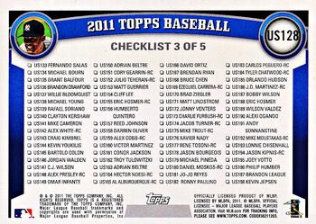 2011 Topps Update - Target Red Border #US128 Mariano Rivera Back
