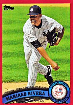 2011 Topps Update - Target Red Border #US128 Mariano Rivera Front