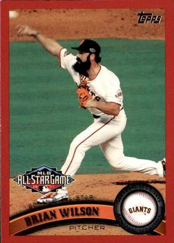 2011 Topps Update - Target Red Border #US204 Brian Wilson Front