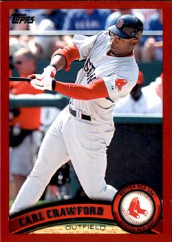 2011 Topps Update - Target Red Border #US300 Carl Crawford Front