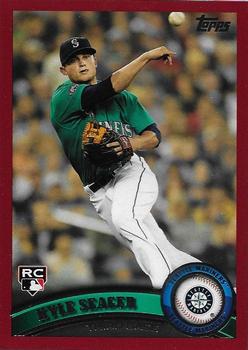 2011 Topps Update - Target Red Border #US308 Kyle Seager Front