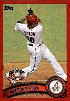 2011 Topps Update - Target Red Border #US316 Justin Upton Front