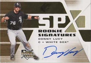 2008 SPx #107 Donny Lucy Front