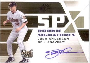 2008 SPx #118 Josh Anderson Front
