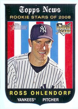 2008 Topps Heritage #137 Ross Ohlendorf Front