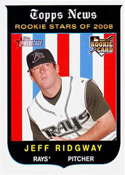 2008 Topps Heritage #139 Jeff Ridgway Front