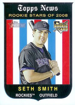2008 Topps Heritage #141 Seth Smith Front