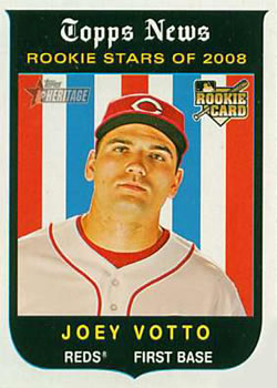 2008 Topps Heritage #146 Joey Votto Front