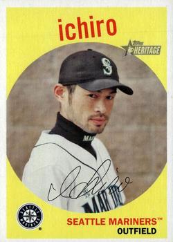 2008 Topps Heritage #16 Ichiro Front
