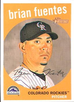 2008 Topps Heritage #22 Brian Fuentes Front