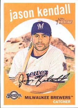 2008 Topps Heritage #44 Jason Kendall Front