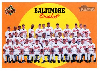 2008 Topps Heritage #48 Baltimore Orioles Front