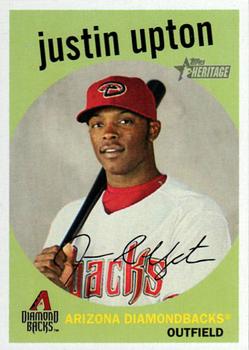 2008 Topps Heritage #54 Justin Upton Front