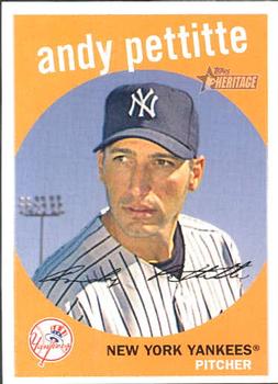 2008 Topps Heritage #60 Andy Pettitte Front