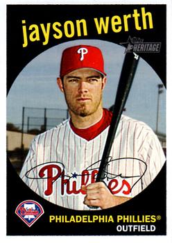 2008 Topps Heritage #85 Jayson Werth Front