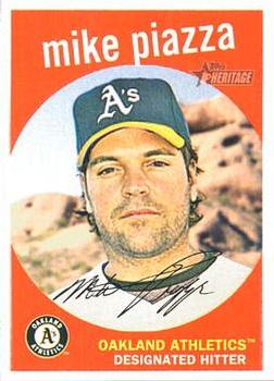 2008 Topps Heritage #93 Mike Piazza Front