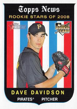 2008 Topps Heritage #121 Dave Davidson Front