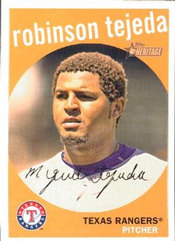 2008 Topps Heritage #177 Robinson Tejeda Front