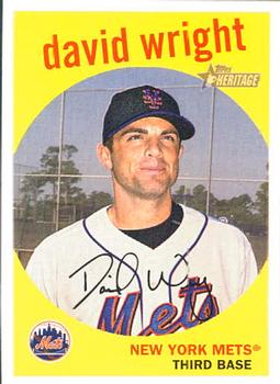 2008 Topps Heritage #224 David Wright Front