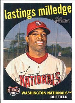 2008 Topps Heritage #241 Lastings Milledge Front