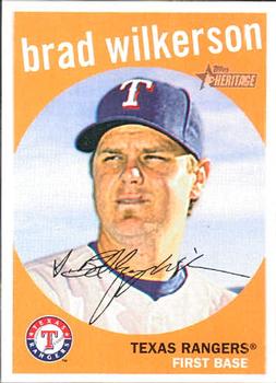 2008 Topps Heritage #245 Brad Wilkerson Front
