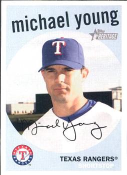 2008 Topps Heritage #259 Michael Young Front