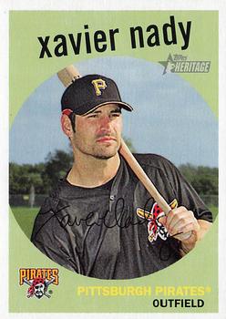 2008 Topps Heritage #267 Xavier Nady Front