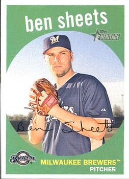 2008 Topps Heritage #298 Ben Sheets Front