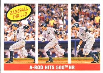 2008 Topps Heritage #366 A-Rod Hits 500th HR Front