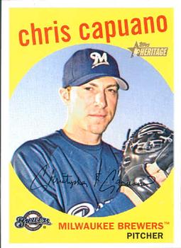 2008 Topps Heritage #377 Chris Capuano Front