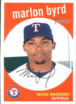 2008 Topps Heritage #386 Marlon Byrd Front