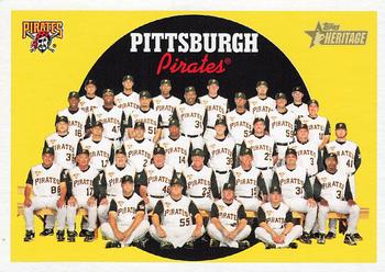 2008 Topps Heritage #393 Pittsburgh Pirates Front