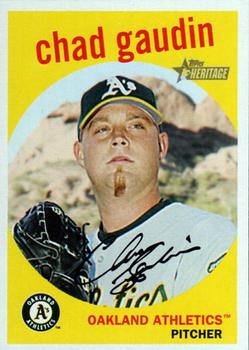2008 Topps Heritage #401 Chad Gaudin Front