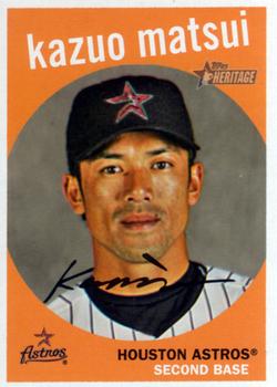 2008 Topps Heritage #438 Kazuo Matsui Front