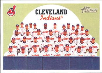 2008 Topps Heritage #476 Cleveland Indians Front