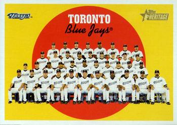 2008 Topps Heritage #537 Toronto Blue Jays Front