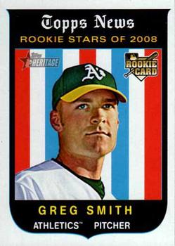 2008 Topps Heritage #543 Greg Smith Front
