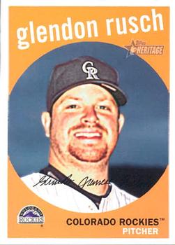 2008 Topps Heritage #548 Glendon Rusch Front