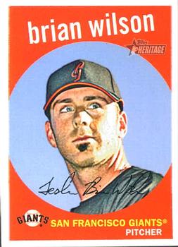 2008 Topps Heritage #590 Brian Wilson Front