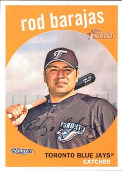 2008 Topps Heritage #591 Rod Barajas Front